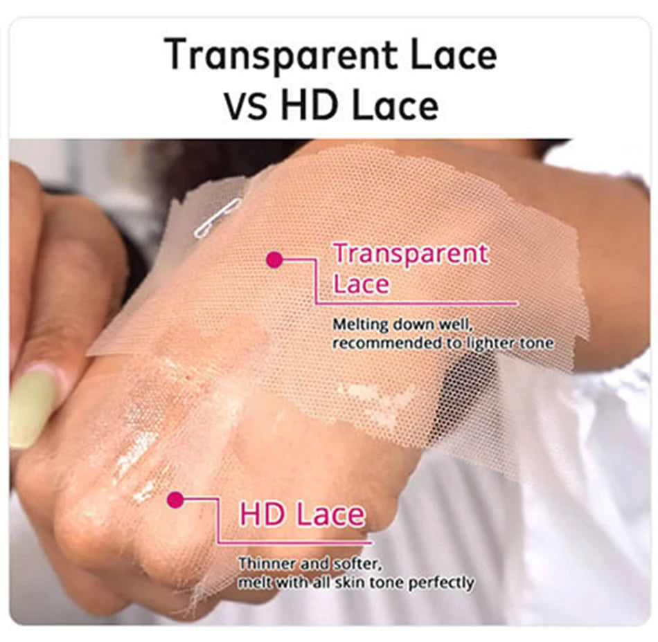 13X6 HD Transparent 613 Blonde Lace Front Human Hair Wigs for Women - Honey Blonde Raw Indian Straight Lace Frontal Wigs