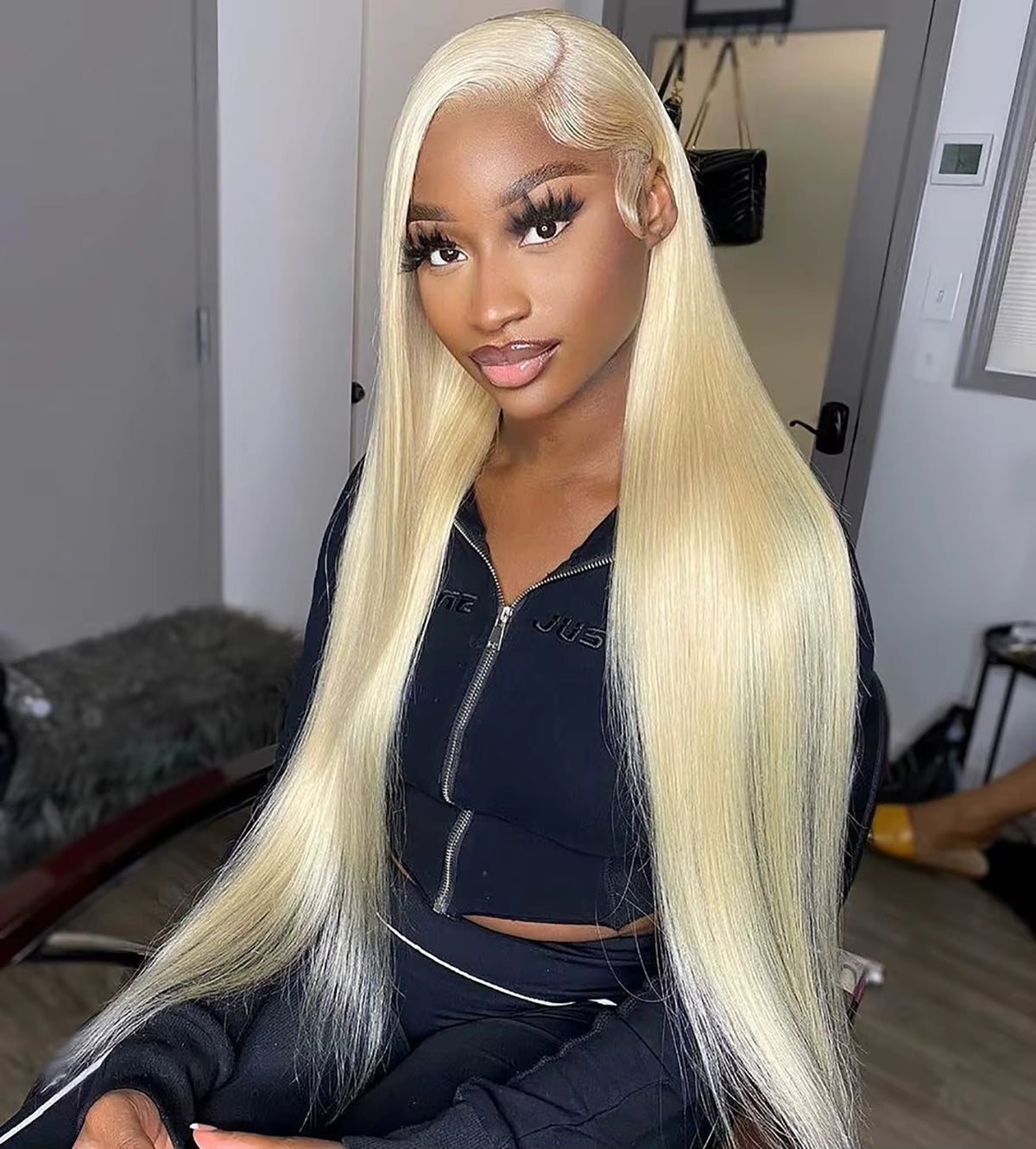 Honey Blonde Raw Indian Straight Lace Frontal Wigs